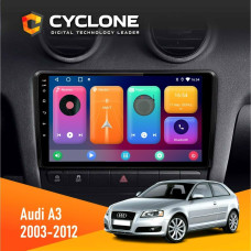 Штатна магнітола Audi A3 2003-2012 Cyclone C9 CPL 2x32 Штатна магнітола Audi A3 2003-2012 Cyclone C9 CPL 2x32