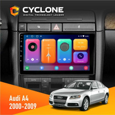 Штатна магнітола Audi A4 2000-2009 Cyclone C9 CPL 2x32 Штатна магнітола Audi A4 2000-2009 Cyclone C9 CPL 2x32
