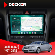 Штатна магнітола Audi A6 (4B) 1997-2005 Decker D9-004 6x128, DSP 360, 2k Штатна магнітола Audi A6 (4B) 1997-2005 Decker D9-004 6x128, DSP 360, 2k