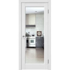 Межкомнатная дверь Tabula 1.1 эмалит серый, зеркало