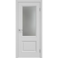 Межкомнатная дверь Actus 7.2 эмаль RAL 7047, матовое стекло