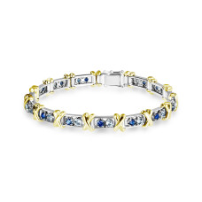 Браслет з кольоровим камінням