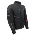 Oxford Mondial Advanced Textile Jacket - Tech Black. Strong nylon jacket with laminated waterproof membrane, removable thermal liner and CE limb armour