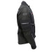 Oxford Mondial Advanced Textile Jacket - Tech Black. Strong nylon jacket with laminated waterproof membrane, removable thermal liner and CE limb armour