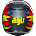 AGV K3 - Birdy 2.0 Grey / Yellow / Red. ECE 22.06 full face helmet with Max Vision anti-scratch visor and adjustable ventilation