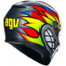 AGV K3 - Birdy 2.0 Grey / Yellow / Red. ECE 22.06 full face helmet with Max Vision anti-scratch visor and adjustable ventilation