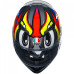 AGV K3 - Birdy 2.0 Grey / Yellow / Red. ECE 22.06 full face helmet with Max Vision anti-scratch visor and adjustable ventilation