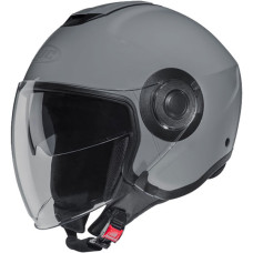 HJC i40 - Semi Flat Titanium. Lightweight urban jet with internal sun visor, moisture wicking interior and large air intake vent