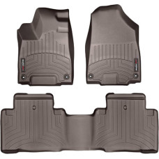 Коврики WeatherTech Choco для Acura MDX (mkIII)(not hybrid)(1-2 row) 2014-2020