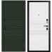 Входная дверь Металюкс М618 зеленый мох/белый